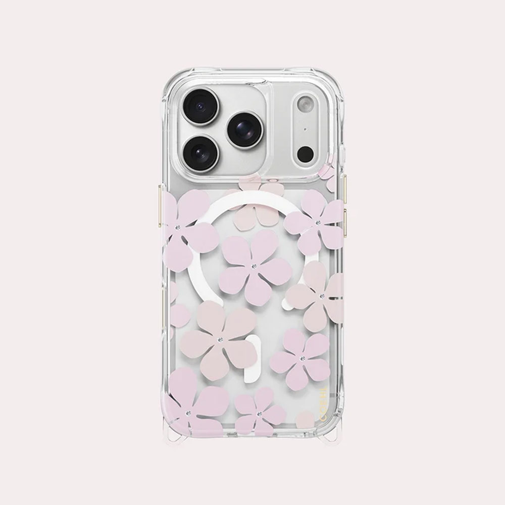 Picture of Apple iPhone 18 Pro Case | Coehl MILA MagClick Magnetic Charging Case with Camera Control Button for iPhone 18 Pro - Blush Bloom