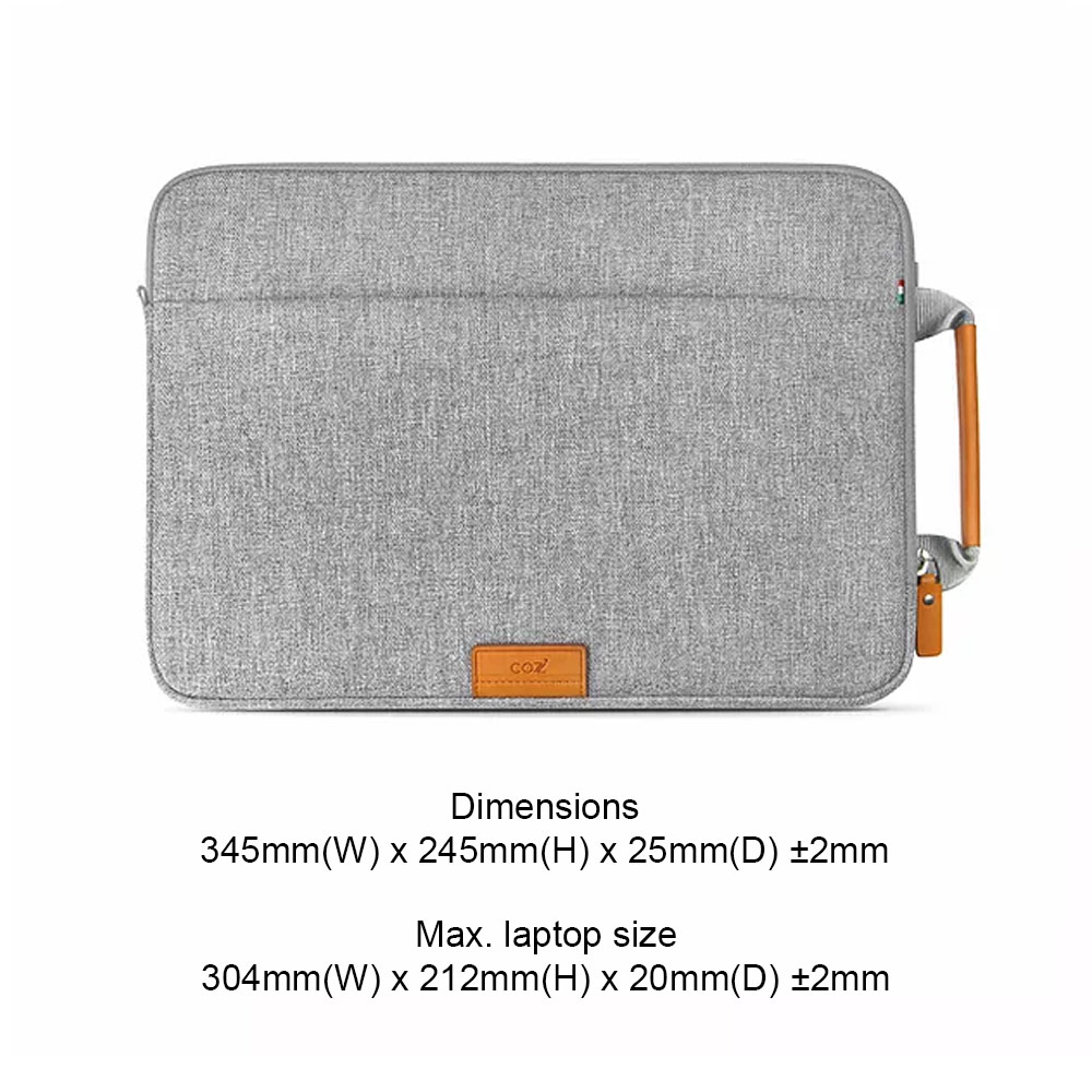 Picture of Apple iPad Pro 11 2nd gen 2020 Case | Cozistyle City Collection Stand Brief Case Protection Brief Top leather carry handle for MacBook Air 13 M1 Macbook Pro 13 M1 Laptop (Urban Gray)