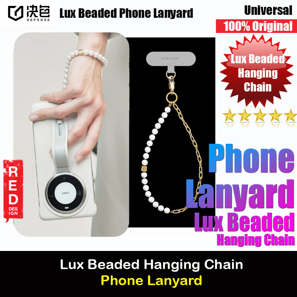 Picture of Defense Entry Lux Beaded Hanging Chain Phone Lanyard Wrist Strap (Gold) Red Design- Red Design Cases, Red Design Covers, iPad Cases and a wide selection of Red Design Accessories in Malaysia, Sabah, Sarawak and Singapore 
