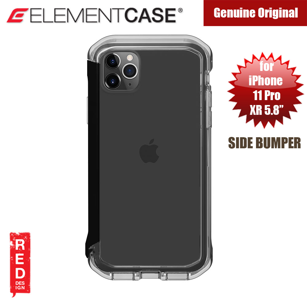 Picture of Element Case Rail Series Drop Protection Bumper for iPhone 11 Pro iPhone XS iPhone X 5.8 (Black Clear) Apple iPhone 11 Pro 5.8- Apple iPhone 11 Pro 5.8 Cases, Apple iPhone 11 Pro 5.8 Covers, iPad Cases and a wide selection of Apple iPhone 11 Pro 5.8 Accessories in Malaysia, Sabah, Sarawak and Singapore 