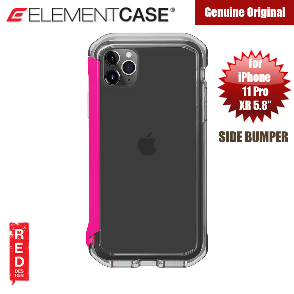 Picture of Element Case Rail Series Drop Protection Bumper for iPhone 11 Pro iPhone XS iPhone X 5.8 (Flamingo Pink Clear) Apple iPhone 11 Pro 5.8- Apple iPhone 11 Pro 5.8 Cases, Apple iPhone 11 Pro 5.8 Covers, iPad Cases and a wide selection of Apple iPhone 11 Pro 5.8 Accessories in Malaysia, Sabah, Sarawak and Singapore 