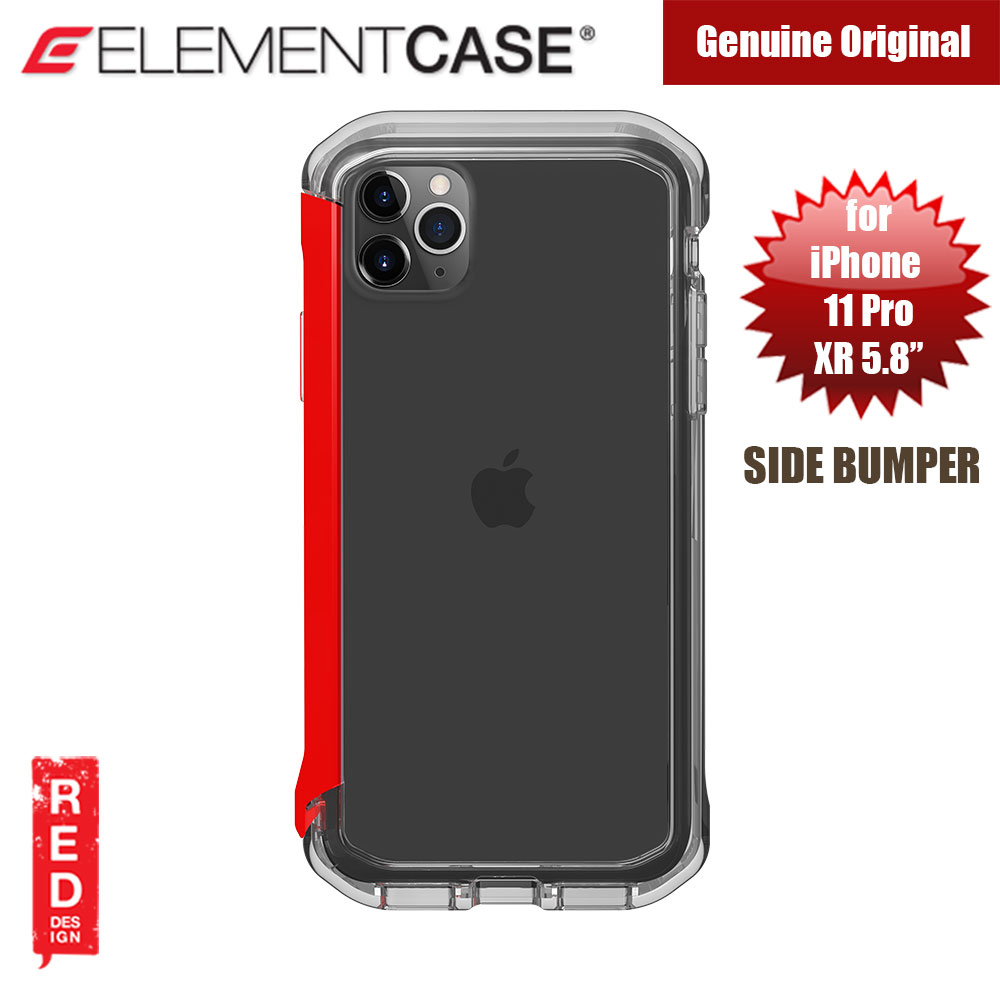 Picture of Element Case Rail Series Drop Protection Bumper for iPhone 11 Pro iPhone XS iPhone X 5.8 (Red Clear) Apple iPhone 11 Pro 5.8- Apple iPhone 11 Pro 5.8 Cases, Apple iPhone 11 Pro 5.8 Covers, iPad Cases and a wide selection of Apple iPhone 11 Pro 5.8 Accessories in Malaysia, Sabah, Sarawak and Singapore 