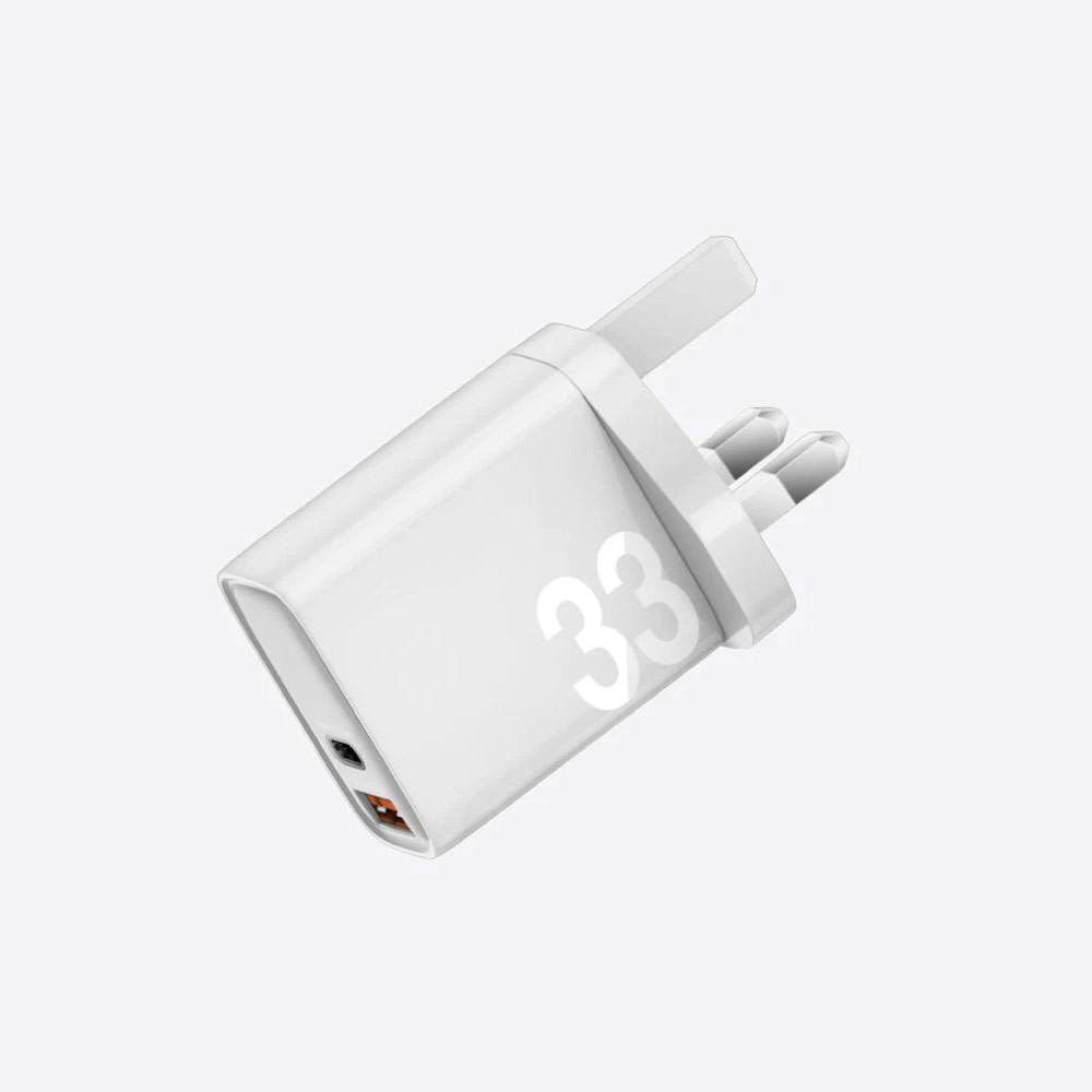 Picture of Energea 30W PD 33W PPS USB-C Power Delivery Quick Charge 3.0 Fast Charge Wall Charger UK