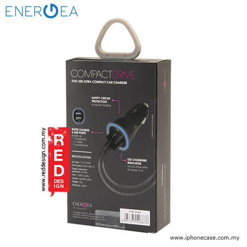 Picture of Energea Compact Drive Duo USB Car Charger - Black