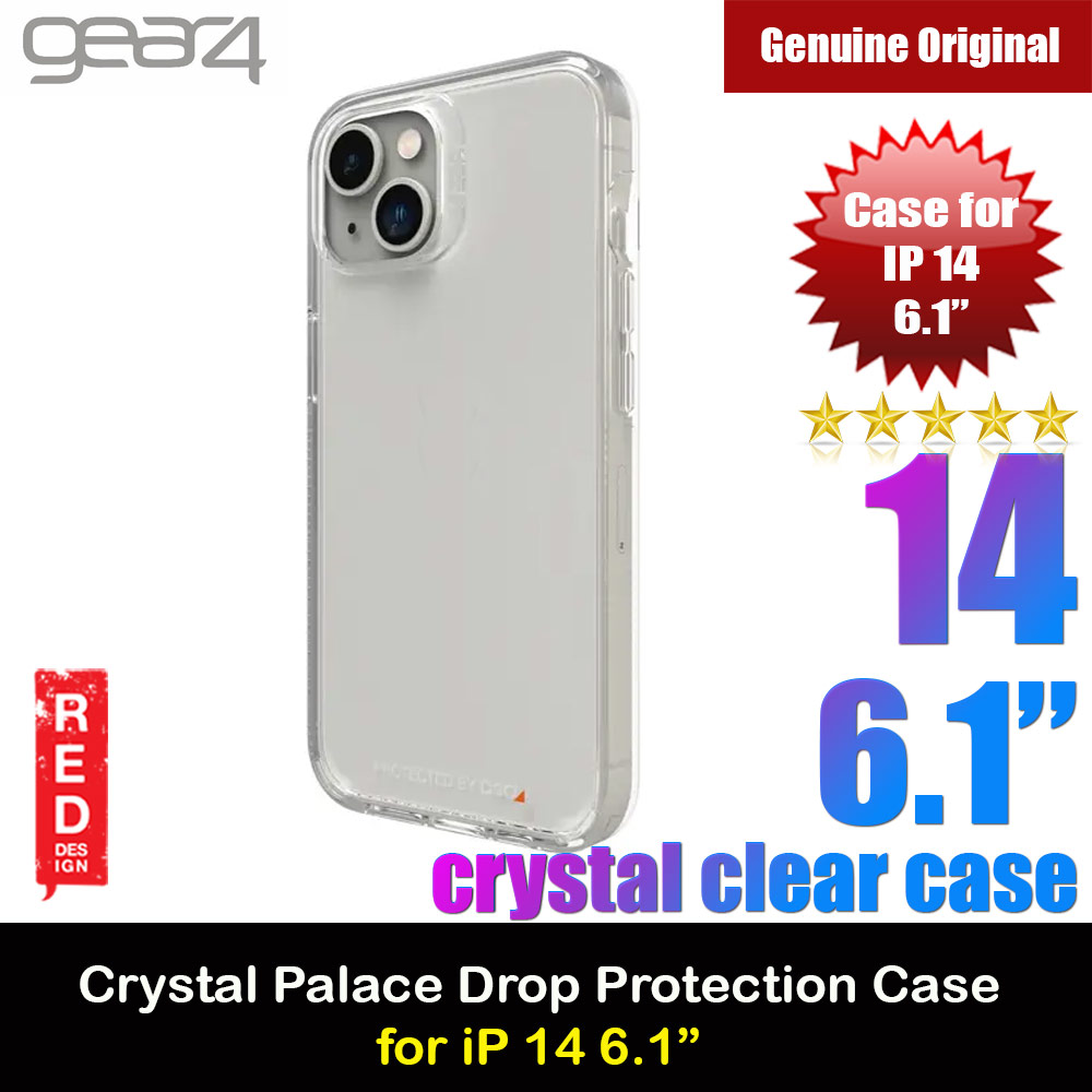 Picture of Gear4 Crystal Palace D30 Drop Protection Case for iPhone 14 6.1 (Clear) Apple iPhone 14 6.1- Apple iPhone 14 6.1 Cases, Apple iPhone 14 6.1 Covers, iPad Cases and a wide selection of Apple iPhone 14 6.1 Accessories in Malaysia, Sabah, Sarawak and Singapore 