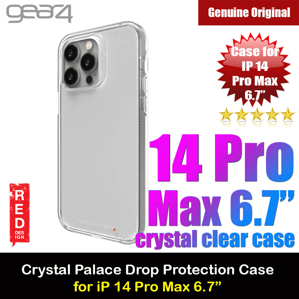 Picture of Gear4 Crystal Palace D30 Drop Protection Case for iPhone 14 Pro Max 6.7 (Clear) Apple iPhone 14 Pro Max 6.7- Apple iPhone 14 Pro Max 6.7 Cases, Apple iPhone 14 Pro Max 6.7 Covers, iPad Cases and a wide selection of Apple iPhone 14 Pro Max 6.7 Accessories in Malaysia, Sabah, Sarawak and Singapore 