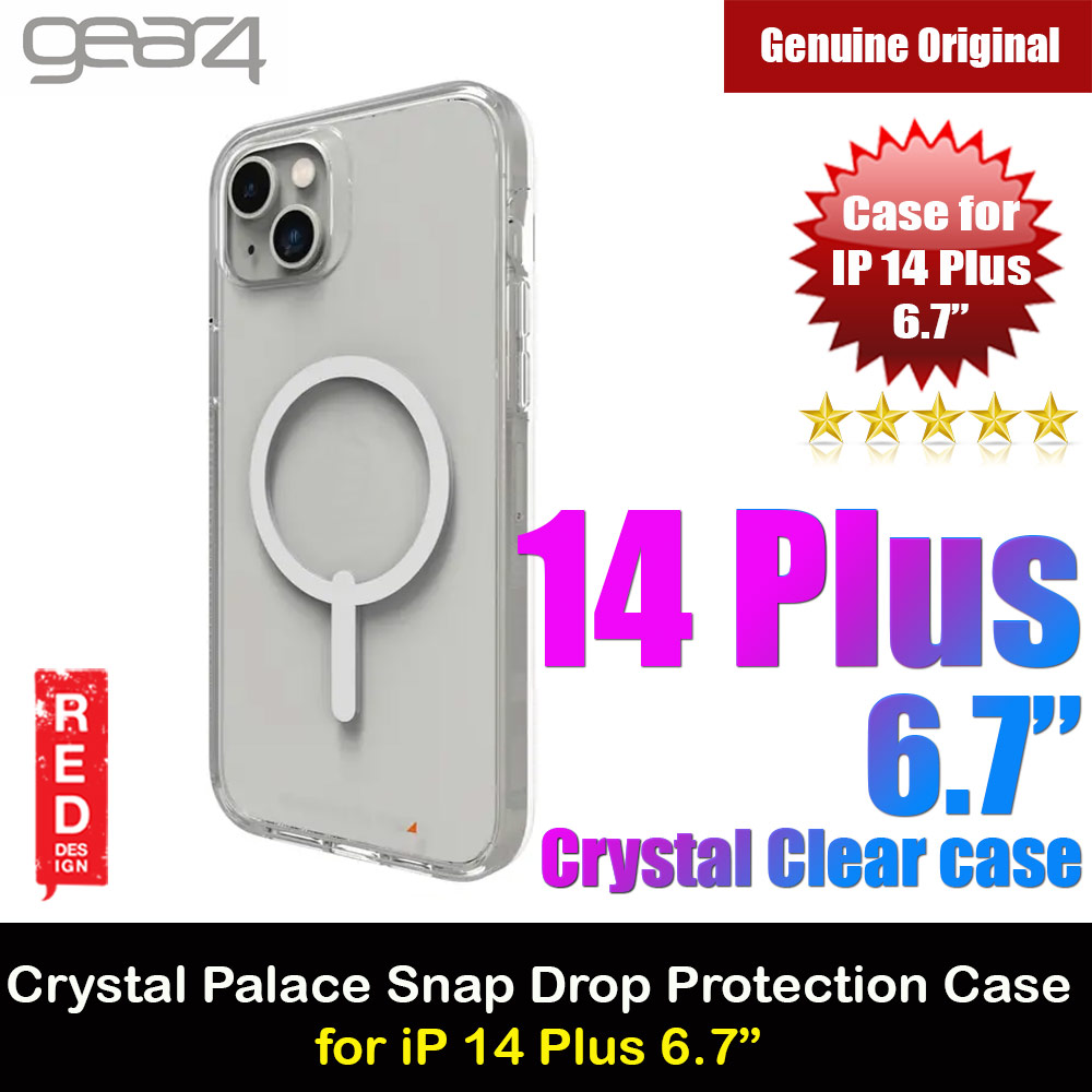 Picture of Gear4 Crystal Palace Snap D30 Drop Protection Case with Magsafe Compatible for iPhone 14 Plus 6.7 (Clear) Apple iPhone 14 Plus 6.7- Apple iPhone 14 Plus 6.7 Cases, Apple iPhone 14 Plus 6.7 Covers, iPad Cases and a wide selection of Apple iPhone 14 Plus 6.7 Accessories in Malaysia, Sabah, Sarawak and Singapore 