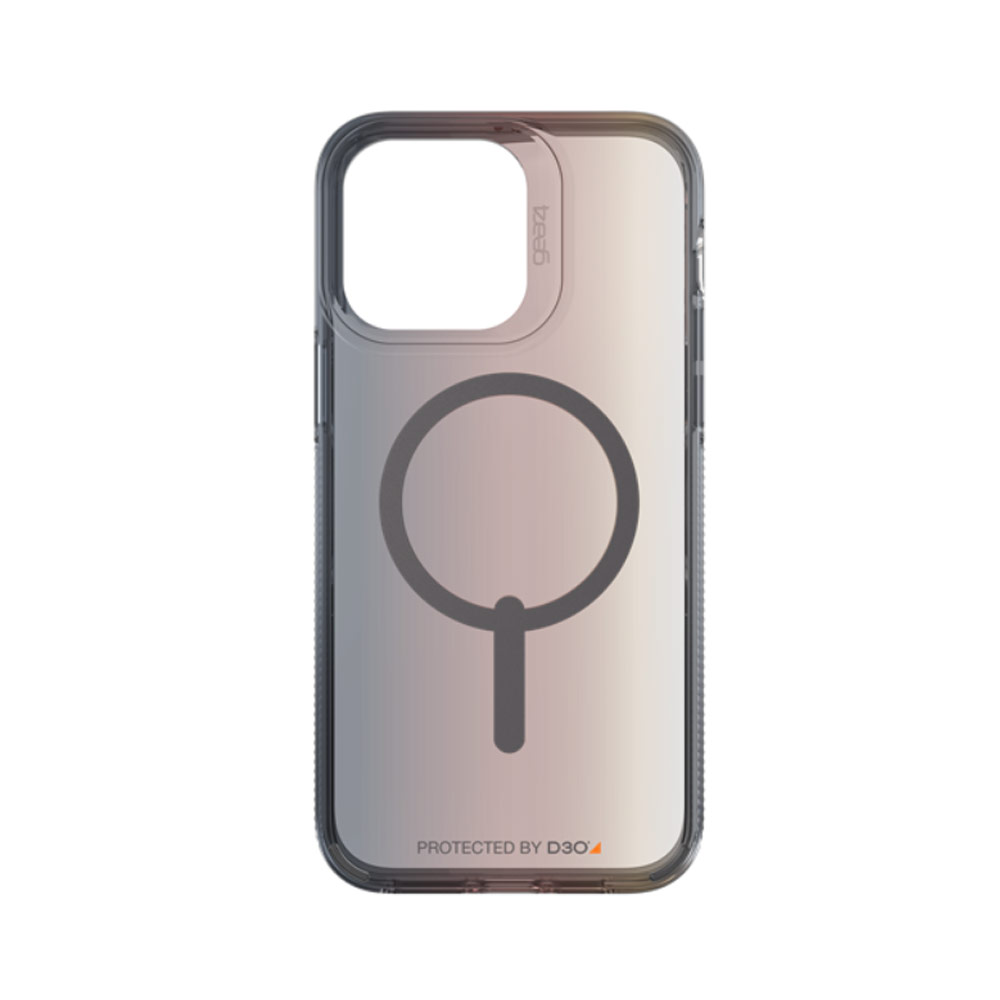 Picture of Apple iPhone 14 Pro Max 6.7 Case | Gear4 Milan Snap Snap D30 Transparent Ombre Design Drop Protection Lightweight Case with Magsafe Compatible for iPhone 14 Pro Max 6.7 (Sunset Ombre)