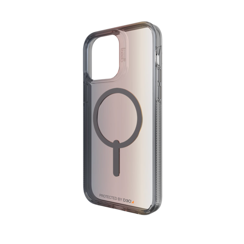 Picture of Apple iPhone 14 Pro Max 6.7 Case | Gear4 Milan Snap Snap D30 Transparent Ombre Design Drop Protection Lightweight Case with Magsafe Compatible for iPhone 14 Pro Max 6.7 (Sunset Ombre)