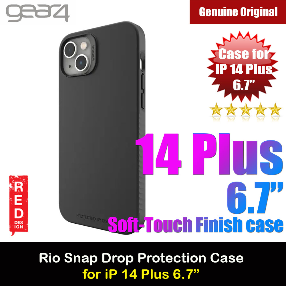 Picture of Gear4 Rio Snap D30 Drop Protection Case with Magsafe Compatible for iPhone 14 Plus 6.7 (Black) Apple iPhone 14 Plus 6.7- Apple iPhone 14 Plus 6.7 Cases, Apple iPhone 14 Plus 6.7 Covers, iPad Cases and a wide selection of Apple iPhone 14 Plus 6.7 Accessories in Malaysia, Sabah, Sarawak and Singapore 