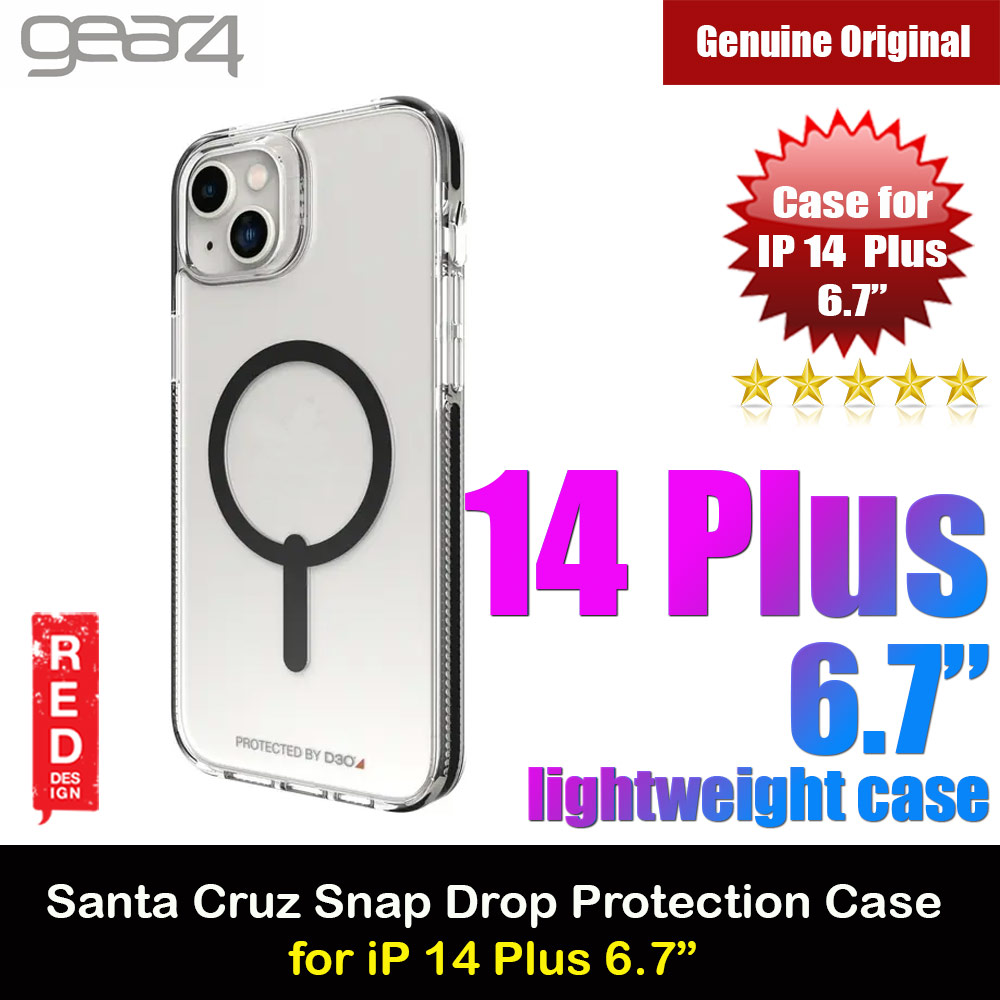 Picture of Gear4 Santa Cruz Snap D30 Drop Protection Lightweight Case with Magsafe Compatible for iPhone 14 Plus 6.7 (Black) Apple iPhone 14 Plus 6.7- Apple iPhone 14 Plus 6.7 Cases, Apple iPhone 14 Plus 6.7 Covers, iPad Cases and a wide selection of Apple iPhone 14 Plus 6.7 Accessories in Malaysia, Sabah, Sarawak and Singapore 