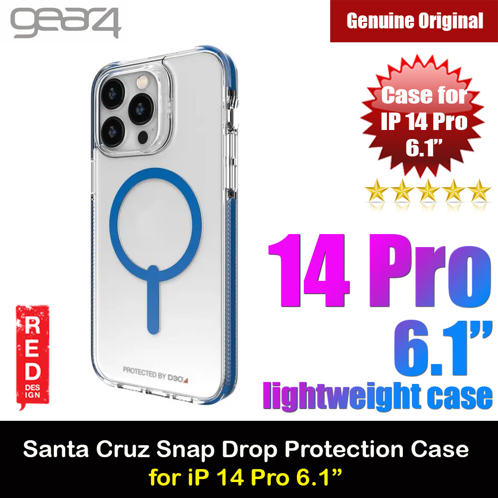 Picture of Gear4 Santa Cruz Snap D30 Drop Protection Lightweight Case with Magsafe Compatible for iPhone 14 Pro 6.1 (Blue) Apple iPhone 14 Pro 6.1- Apple iPhone 14 Pro 6.1 Cases, Apple iPhone 14 Pro 6.1 Covers, iPad Cases and a wide selection of Apple iPhone 14 Pro 6.1 Accessories in Malaysia, Sabah, Sarawak and Singapore 