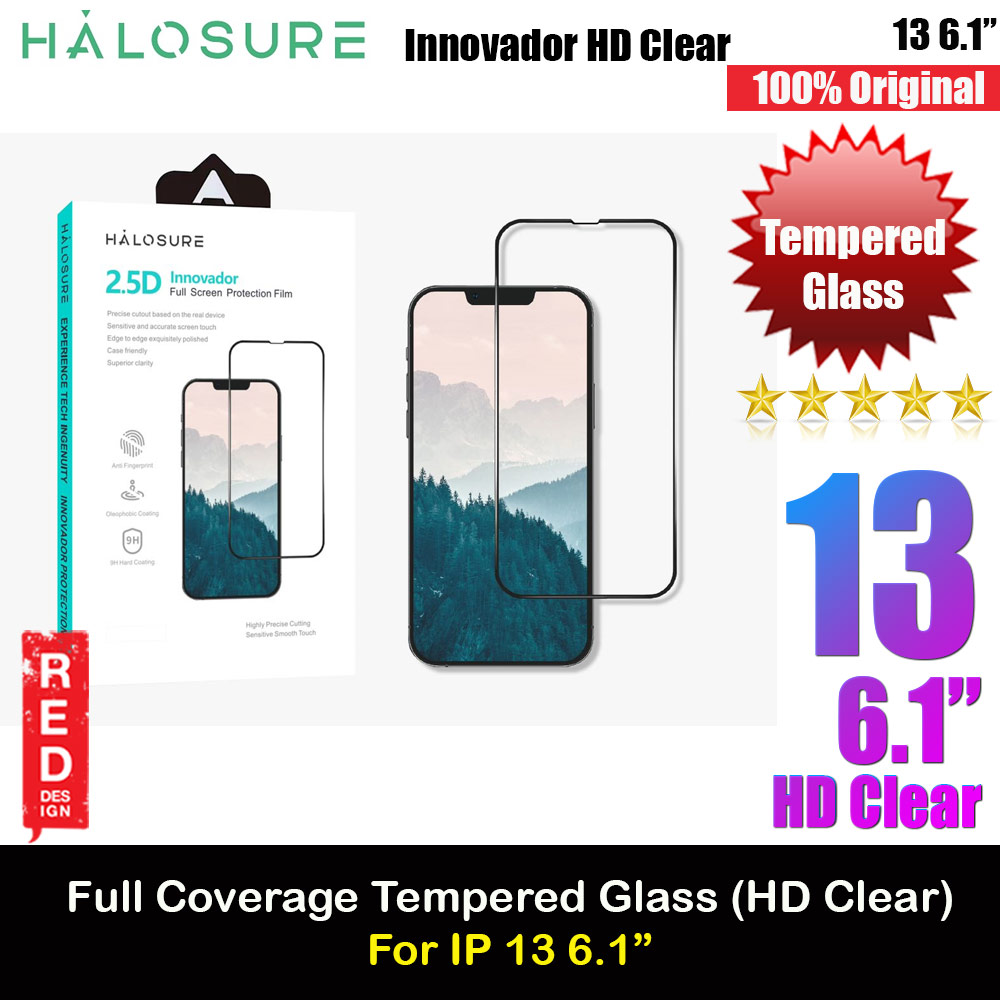 Picture of Halosure 2.5D Full Coverage Tempered Glass Screen Protector for Apple iPhone 13 6.1 (HD Clear) Apple iPhone 13 6.1- Apple iPhone 13 6.1 Cases, Apple iPhone 13 6.1 Covers, iPad Cases and a wide selection of Apple iPhone 13 6.1 Accessories in Malaysia, Sabah, Sarawak and Singapore 