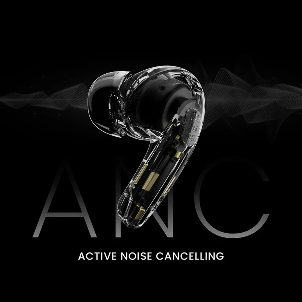 Picture of HiFuture Flybuds4 Ai Bluetooth 5.4 Comfort Fit TWS Earbuds Waterproof with ANC Noise Cancellation Ultra Bass Long Hours(Matcha Green)