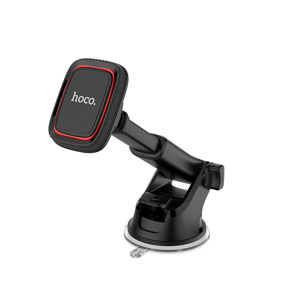 Picture of Hoco CA42 Cool Journey Dashboard Windscreen Strong magnetic Extendable Car Holder Car Mount with stretchable rod (Black)