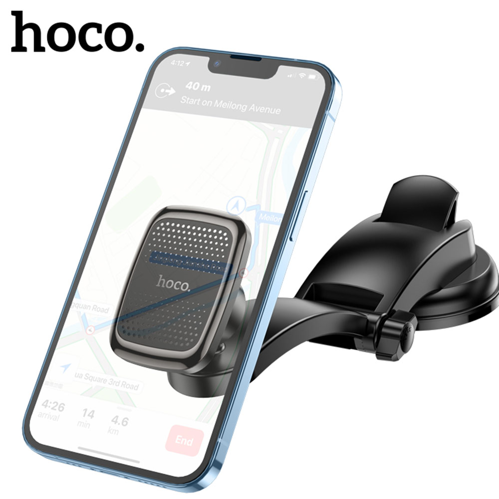 Picture of Hoco CA107 Long Arm Dashboard Windscreen Strong magnetic Car Holder Car Mount (Black)