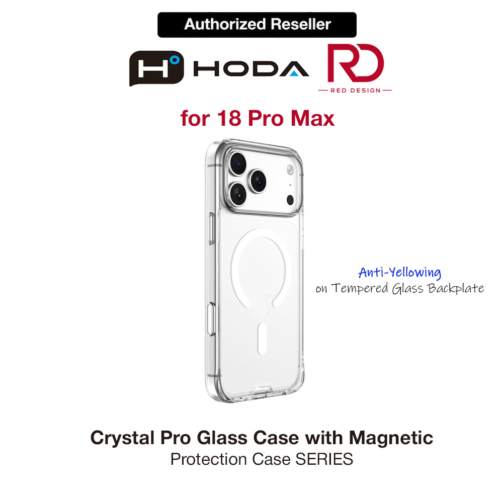 Picture of Hoda Crystal Pro Case with Military Standard MagSafe Enhanced with PureSurface TM with Camera Button for iPhone 18 Pro Max - Clear Apple iPhone 18 Pro Max- Apple iPhone 18 Pro Max Cases, Apple iPhone 18 Pro Max Covers, iPad Cases and a wide selection of Apple iPhone 18 Pro Max Accessories in Malaysia, Sabah, Sarawak and Singapore 