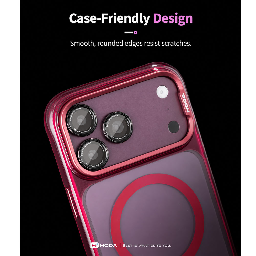 Picture of Apple iPhone 18 Pro Max | Hoda Sapphire Lens Protector (Monocular Like Design) for iPhone 18 Pro |18 Pro Max - Black (3PCS)