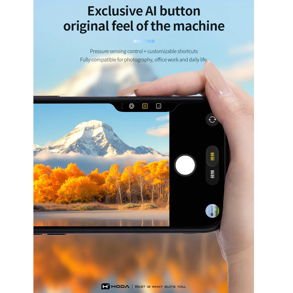 Picture of Apple iPhone 18 Pro Case | Hoda DIVERSE Case with Magnet for iPhone 18 Pro 17 Pro - KEVLAR