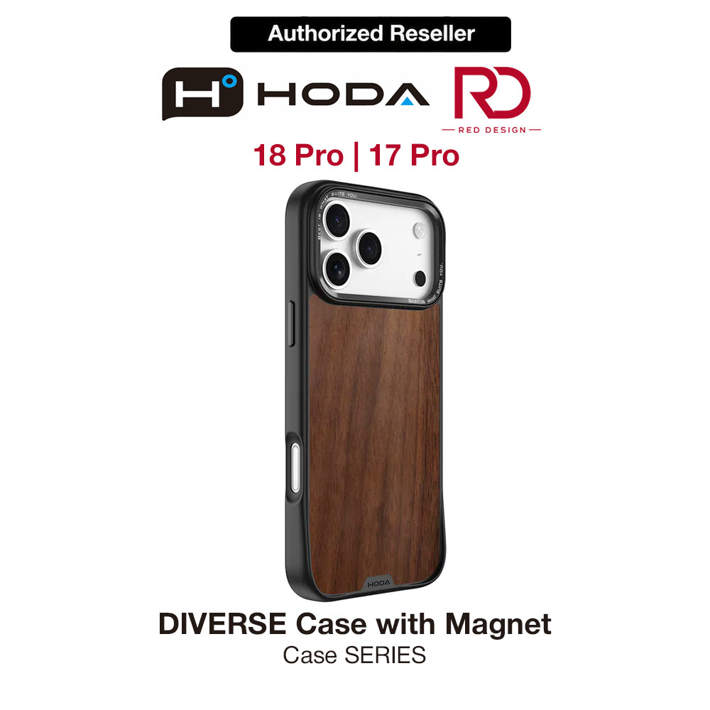Picture of Hoda DIVERSE Case with Magnet for iPhone 18 Pro 17 Pro - WALNUT Apple iPhone 18 Pro- Apple iPhone 18 Pro Cases, Apple iPhone 18 Pro Covers, iPad Cases and a wide selection of Apple iPhone 18 Pro Accessories in Malaysia, Sabah, Sarawak and Singapore 