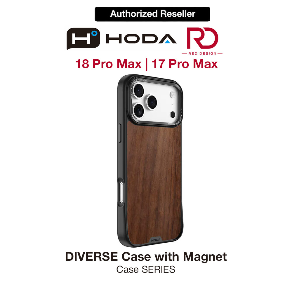 Picture of Hoda DIVERSE Case with Magnet for iPhone 18 Pro Max 17 Pro Max - WALNUT Apple iPhone 18 Pro Max- Apple iPhone 18 Pro Max Cases, Apple iPhone 18 Pro Max Covers, iPad Cases and a wide selection of Apple iPhone 18 Pro Max Accessories in Malaysia, Sabah, Sarawak and Singapore 