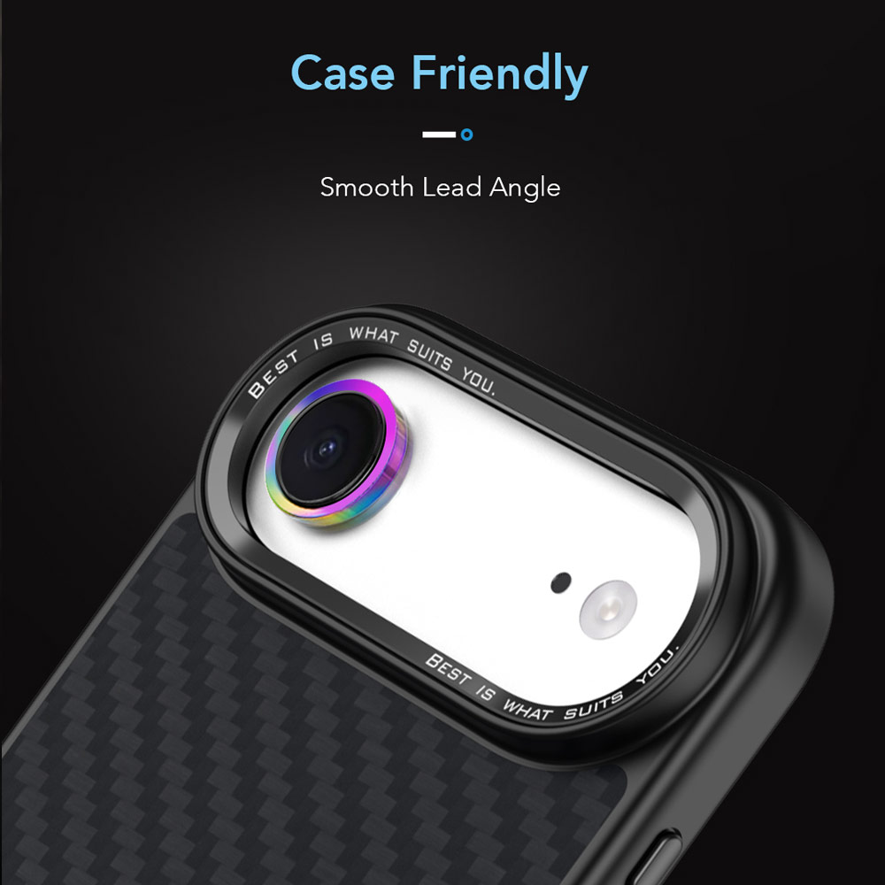 Picture of Apple iPhone 17 Pro 6.3  | Hoda Sapphire Lens Protector for iPhone 17 Pro Max 6.9 17 Pro 6.3  (3PCS Titanium Diamond)