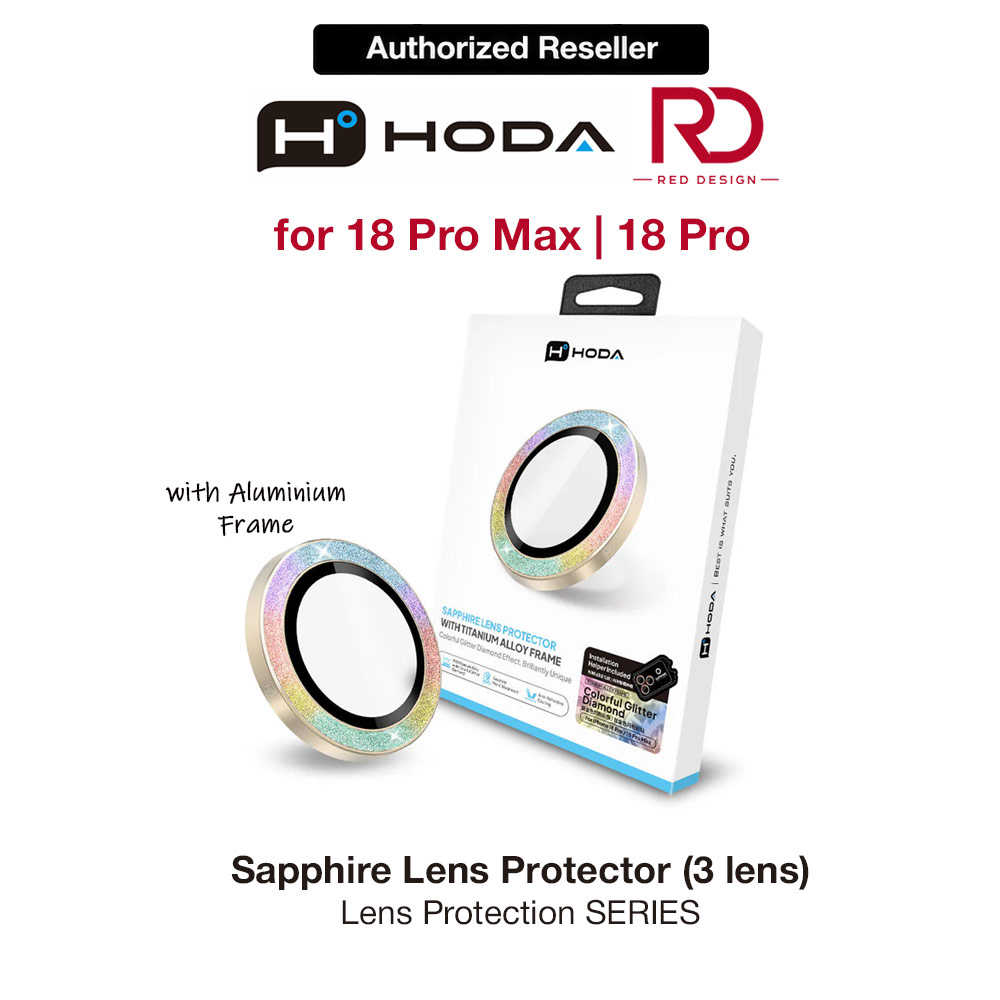 Picture of Hoda Sapphire Lens Protector for iPhone 18 Pro | 18 Pro Max with Helper - Titanium Diamond (3 Lens) Apple iPhone 18 Pro- Apple iPhone 18 Pro Cases, Apple iPhone 18 Pro Covers, iPad Cases and a wide selection of Apple iPhone 18 Pro Accessories in Malaysia, Sabah, Sarawak and Singapore 