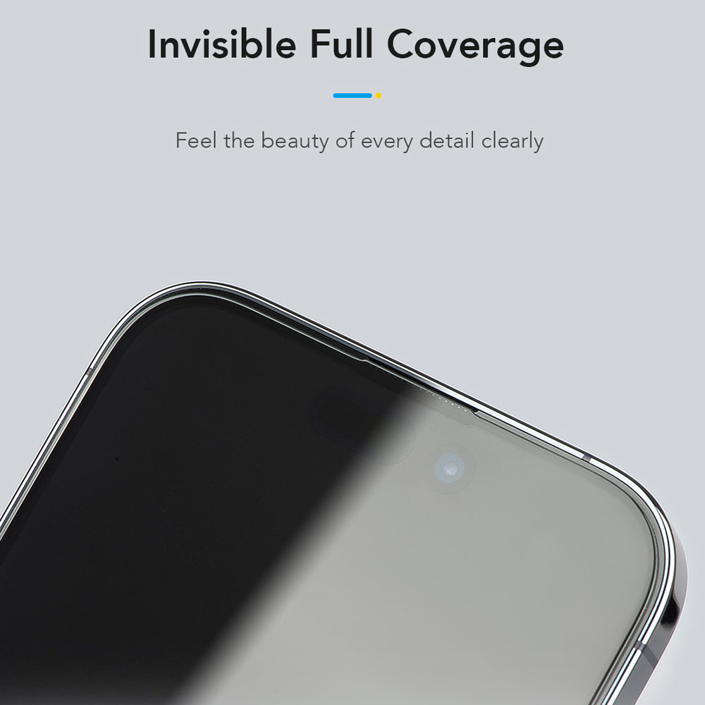 Picture of Apple iPhone Air 6.5 Screen Protector | Hoda Privacy Full Coverage Tempered Glass Screen Protector for iPhone Air 6.5 (Anti Peep)