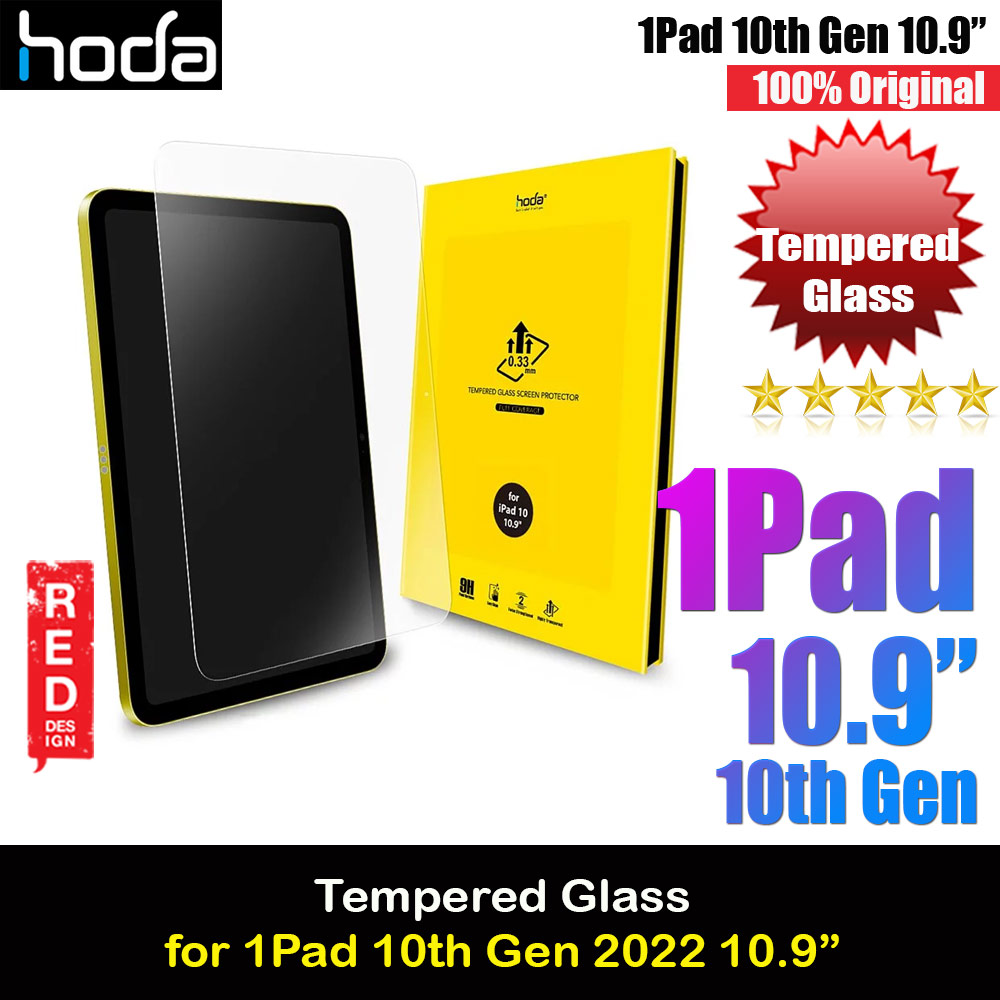 Picture of Hoda 0.33mm Full Coverage Tempred Glass Screen Protector for iPad 10.9" 10th Gen 2022 (Clear) Apple iPad 10th Gen 10.9\" 2022- Apple iPad 10th Gen 10.9\" 2022 Cases, Apple iPad 10th Gen 10.9\" 2022 Covers, iPad Cases and a wide selection of Apple iPad 10th Gen 10.9\" 2022 Accessories in Malaysia, Sabah, Sarawak and Singapore 