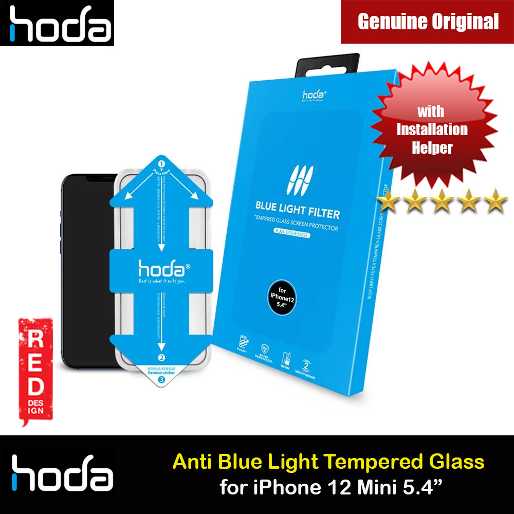 Picture of Hoda 0.33mm Full Coverage Tempered Glass Screen Protector Eye Care Protection Tempered Glass for Apple iPhone 12 Mini 5.4 Anti Blue Light Blue Ray (with Helper Installation Kit) Apple iPhone 12 mini 5.4- Apple iPhone 12 mini 5.4 Cases, Apple iPhone 12 mini 5.4 Covers, iPad Cases and a wide selection of Apple iPhone 12 mini 5.4 Accessories in Malaysia, Sabah, Sarawak and Singapore 