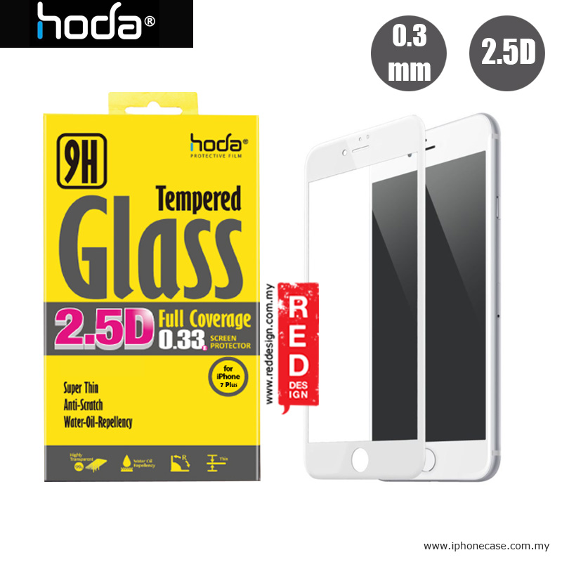 Picture of Hoda 0.33mm Full Coverage Tempered Glass Screen Protector for Apple iPhone 7 Plus iPhone 8 Plus 5.5 - White Apple iPhone 7 Plus 5.5- Apple iPhone 7 Plus 5.5 Cases, Apple iPhone 7 Plus 5.5 Covers, iPad Cases and a wide selection of Apple iPhone 7 Plus 5.5 Accessories in Malaysia, Sabah, Sarawak and Singapore 