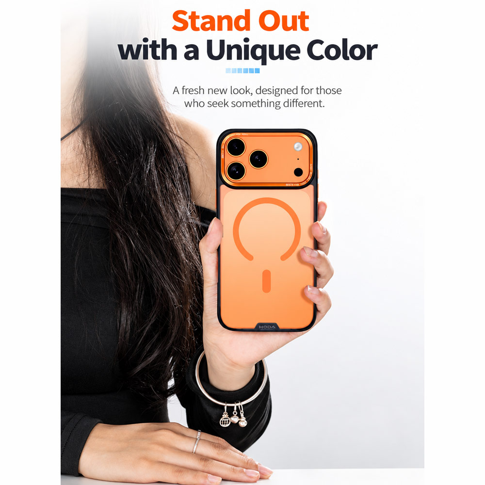 Picture of Apple iPhone 18 Pro Case | Hoda MultiColor Case with Magnet for iPhone 18 Pro 17 Pro - Twilight Purple