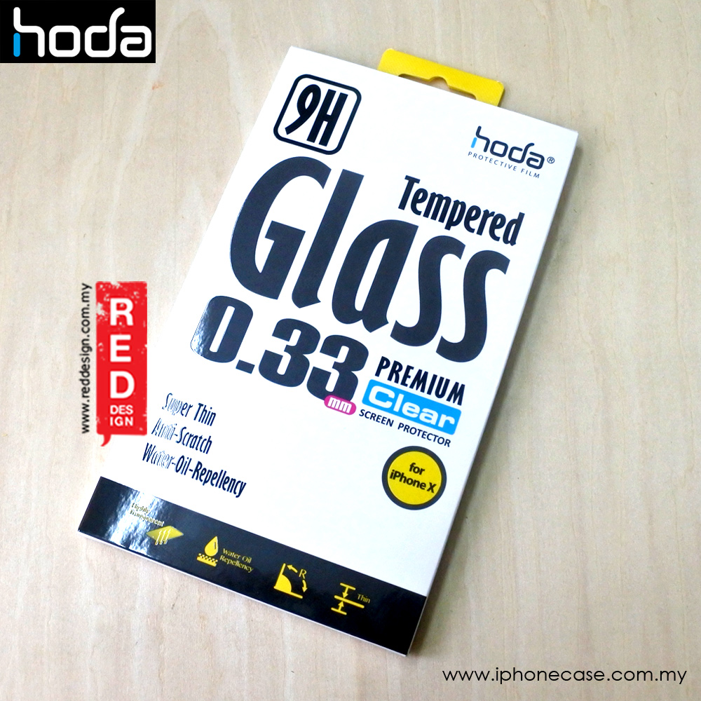 Picture of Apple iPhone X  | Hoda Premium Clear 9H Tempered Glass for Apple iPhone X Xs (0.33 mm Clear)