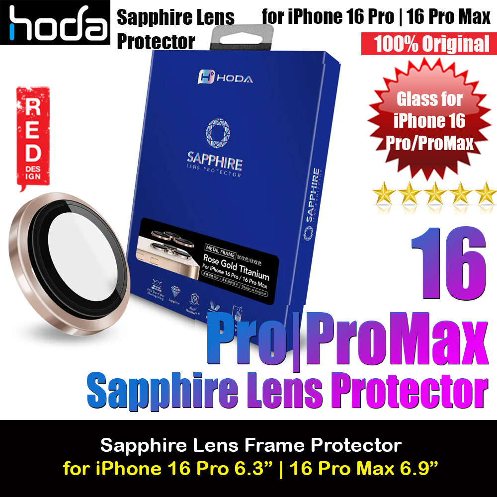 Picture of Hoda Sapphire Lens Protector for iPhone 16 Pro 6.3 iPhone 16 Pro Max 6.9  (3PCS Desert Titanium) Apple iPhone 16 Pro 6.3- Apple iPhone 16 Pro 6.3 Cases, Apple iPhone 16 Pro 6.3 Covers, iPad Cases and a wide selection of Apple iPhone 16 Pro 6.3 Accessories in Malaysia, Sabah, Sarawak and Singapore 