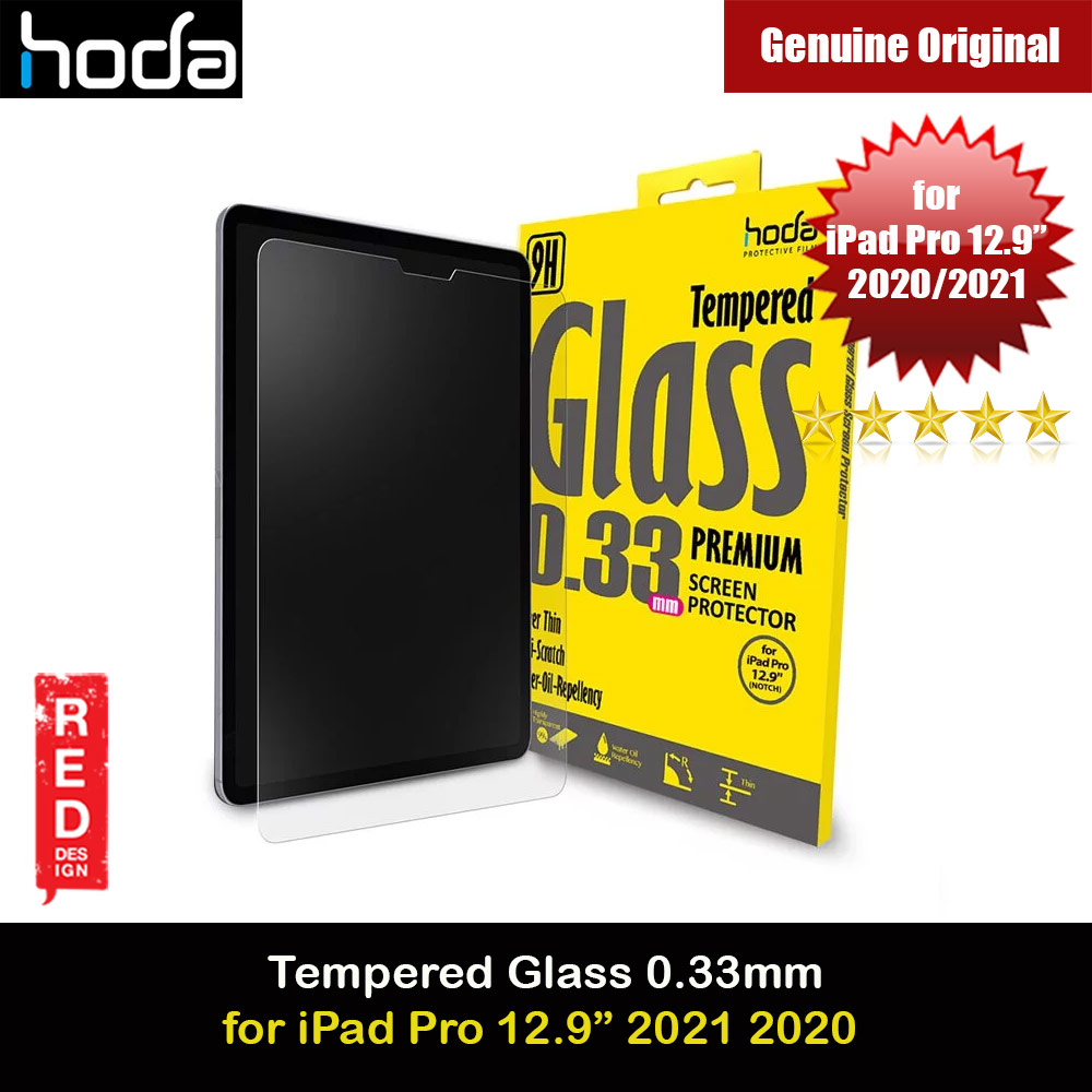 Picture of Apple iPad Pro 12.9 4nd gen 2020 Screen Protector | Hoda 0.33mm Premium Tempered Glass Screen Protector for Apple iPad Pro 12.9 4th Gen 2020 iPad Pro 12.9 5th Gen 2021