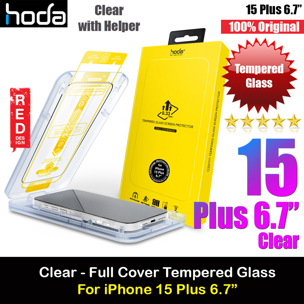 Picture of Hoda 0.33mm 2.5D Full Coverage Tempered Glass Screen Protector for Apple iPhone 15 Plus 6.7 (Clear Black) Apple iPhone 15 Plus 6.7- Apple iPhone 15 Plus 6.7 Cases, Apple iPhone 15 Plus 6.7 Covers, iPad Cases and a wide selection of Apple iPhone 15 Plus 6.7 Accessories in Malaysia, Sabah, Sarawak and Singapore 