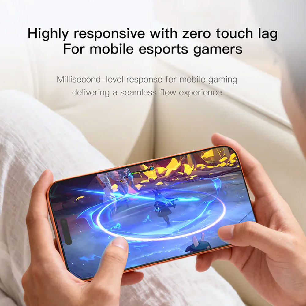 Picture of Apple iPhone 18 Pro Max Screen Protector | Hoda Full Coverage Tempered Glass Screen Protector for iPhone 18 Pro Max with Dust-Free Helper - Matte