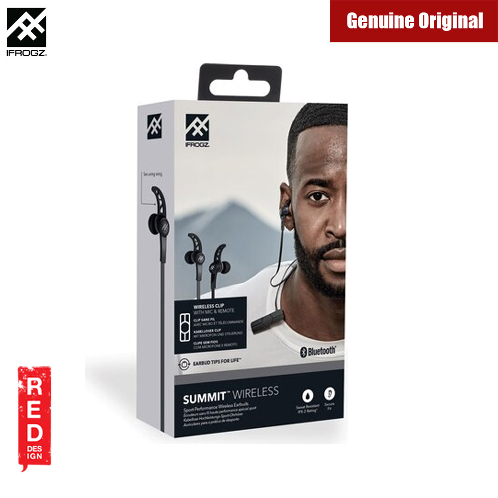 Picture of iFrogz Summit Wireless Bluetooth Sport-Performance Earbuds (Black)