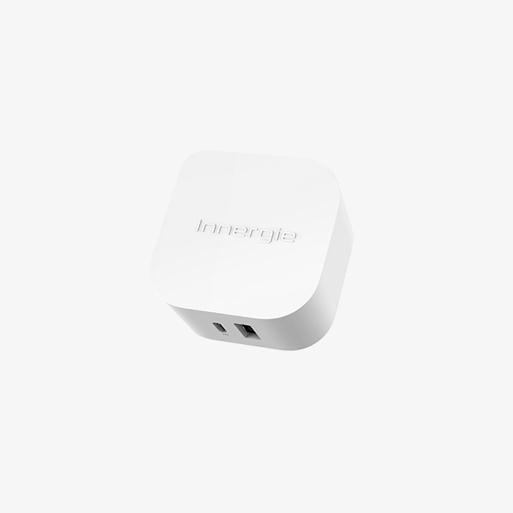 Picture of Innergie 45H 45W PD PPS USB-C QC4.0 USB-A Power Delivery Fast Charge Wall Charger UK for Macbook Air 13 iPhone 14 Pro Max Airpods Apple Watch S23 Ultra iPad Pro (White)