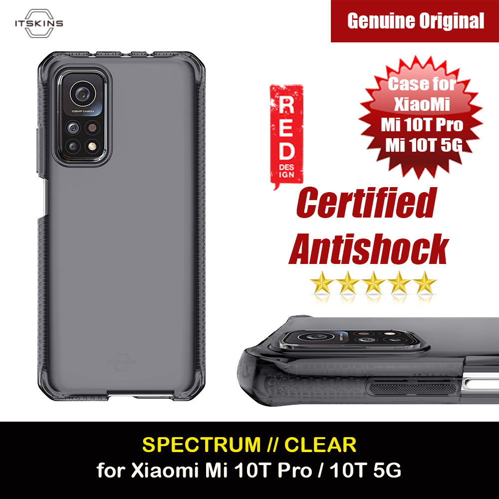 Picture of ITSKINS SPECTRUM CLEAR ANTIMICROBIAL Certified Antishock Protection Case for XiaoMi Mi 10T Pro Mi 10T 5G (Smoke) XiaoMi Mi 10T Pro Mi 10T 5G- XiaoMi Mi 10T Pro Mi 10T 5G Cases, XiaoMi Mi 10T Pro Mi 10T 5G Covers, iPad Cases and a wide selection of XiaoMi Mi 10T Pro Mi 10T 5G Accessories in Malaysia, Sabah, Sarawak and Singapore 