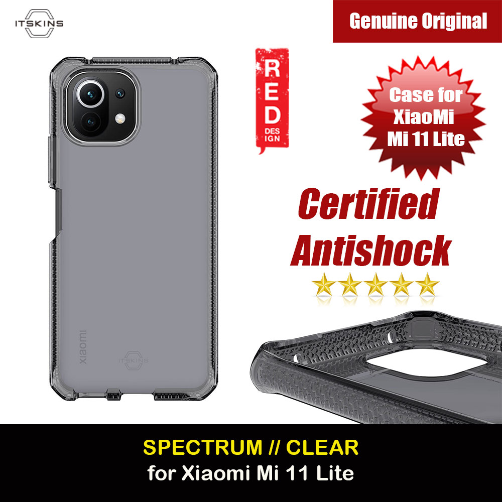 Picture of ITSKINS SPECTRUM CLEAR ANTIMICROBIAL Certified Antishock Protection Case for XiaoMi Mi 11 Lite (Smoke) Xiaomi Mi 11 Lite- Xiaomi Mi 11 Lite Cases, Xiaomi Mi 11 Lite Covers, iPad Cases and a wide selection of Xiaomi Mi 11 Lite Accessories in Malaysia, Sabah, Sarawak and Singapore 