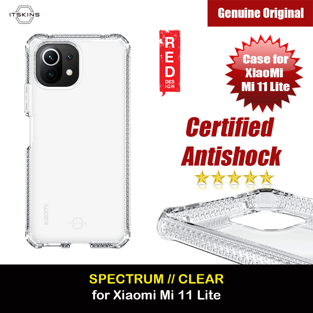 Picture of ITSKINS SPECTRUM CLEAR ANTIMICROBIAL Certified Antishock Protection Case for XiaoMi Mi 11 Lite (Transparent) Xiaomi Mi 11 Lite- Xiaomi Mi 11 Lite Cases, Xiaomi Mi 11 Lite Covers, iPad Cases and a wide selection of Xiaomi Mi 11 Lite Accessories in Malaysia, Sabah, Sarawak and Singapore 
