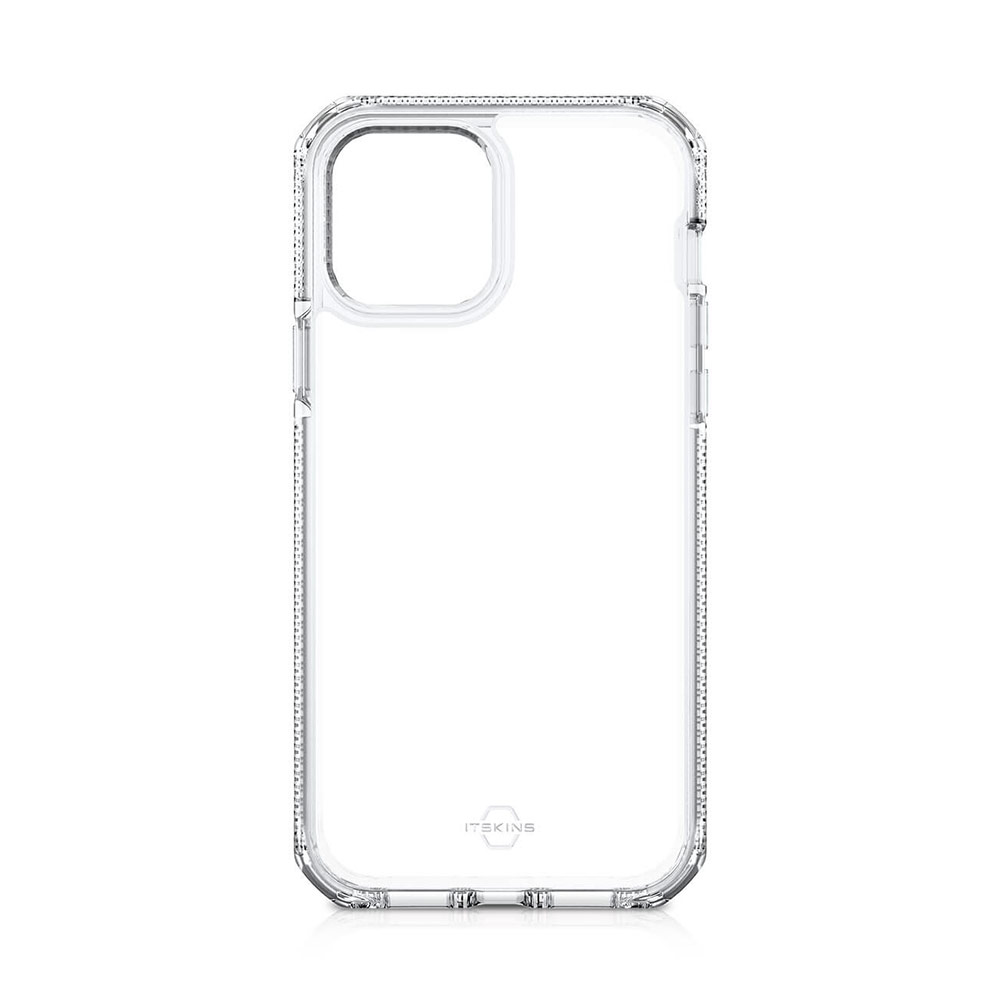 Picture of Apple iPhone 12 6.1 Case | ITSKINS SUPREME CLEAR  ANTIMICROBIAL Certified Extreme Impact Protection Case for Apple iPhone 12 iPhone 12 Pro 6.1 (White Transparent)