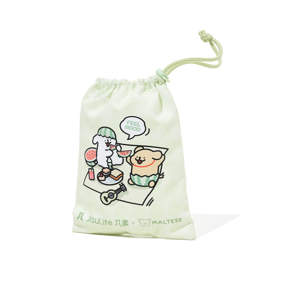 Picture of Jisulife Limited Edition Gift Idea Box Maltese Dog 100 Speed Control Wide Wind Portable Handheld Fan Kipas Pegang Tangan Angin Kuat