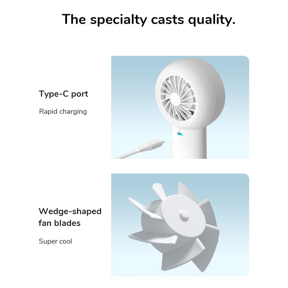 Picture of Jisulife Malaysia Turbocharged 3 Speed Portable Fast Charge Rechargeble 4000mAh Hidden Blade High Quality Handheld Mini Fan for Outdoor Indoor Badminton Court Concert Picnic Camping FA43 ( Brown)