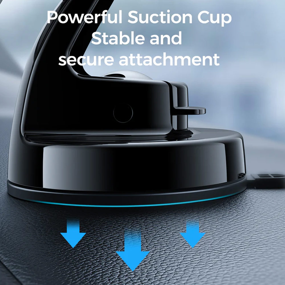 Picture of Joyroom Strong N52 Magnetic 15W Fast Wireless Car Charger Car Mount Phone Holder Dashboard Car Mount Windscreen Car Mount (Black)