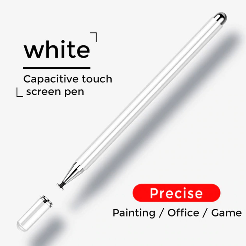 Picture of Joyroom Capacitive Touch Pen Stylus for iPads iPad Pro Tablets 175mm with Extra Tip (Piano White)