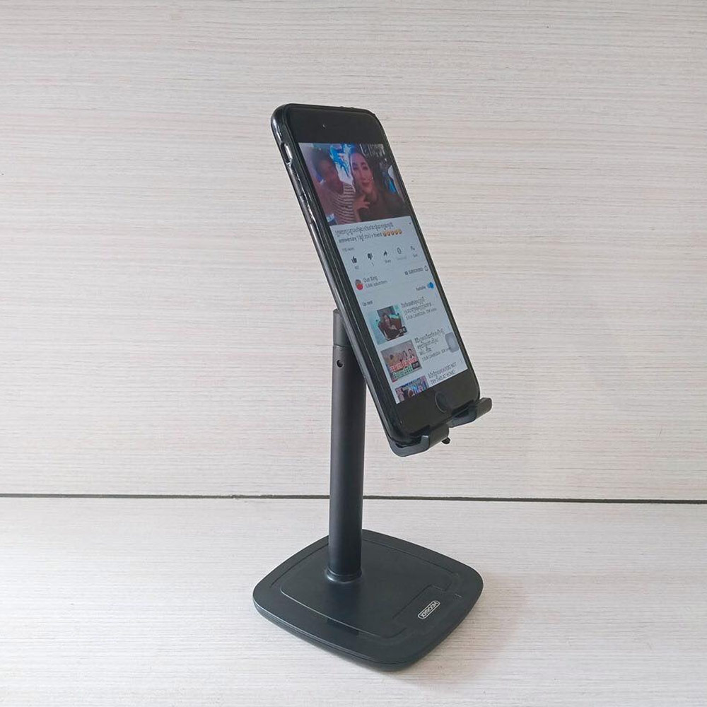 Picture of Joyroom Aluminum and ABS Desktop Phone iPad Tablet Holder Stand Phone Holder (Black)