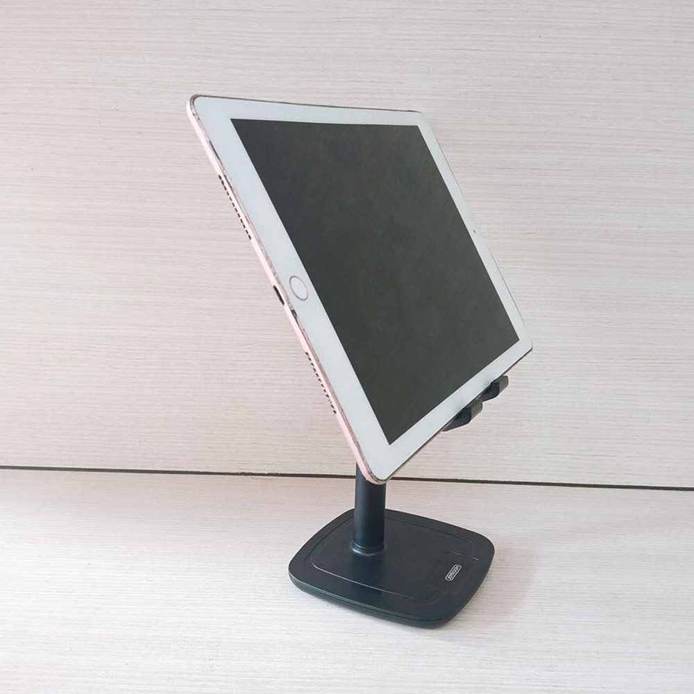 Picture of Joyroom Aluminum and ABS Desktop Phone iPad Tablet Holder Stand Phone Holder (Black)