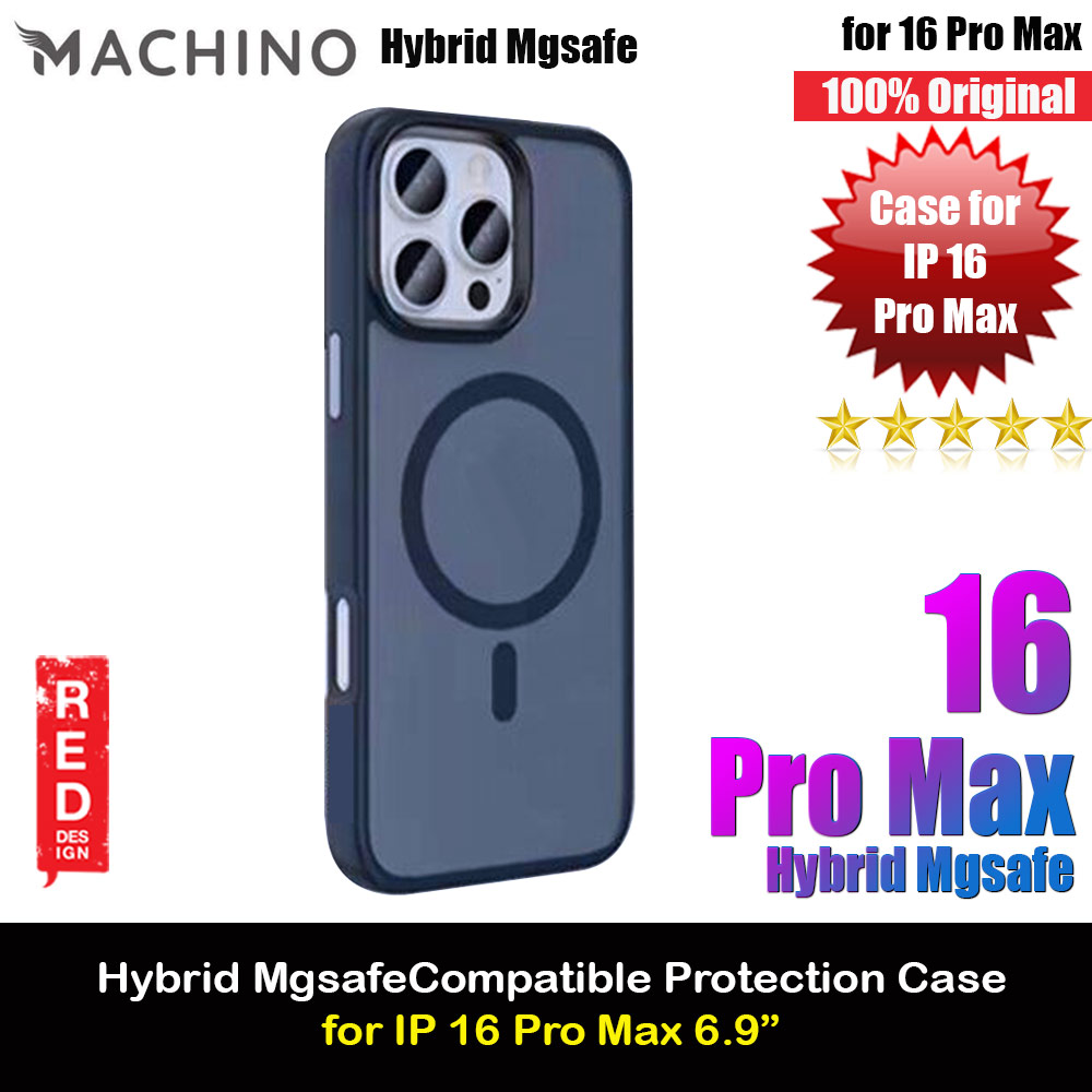 Picture of Machino View Magnetic Compatible Drop Protection Case for iPhone 16 Pro Max 6.9 (Navy) Apple iPhone 16 Pro Max 6.9- Apple iPhone 16 Pro Max 6.9 Cases, Apple iPhone 16 Pro Max 6.9 Covers, iPad Cases and a wide selection of Apple iPhone 16 Pro Max 6.9 Accessories in Malaysia, Sabah, Sarawak and Singapore 